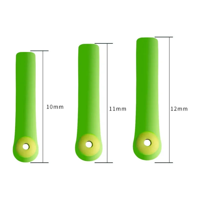 100 PCS SXP01 Dual CoreSilicone Floating Seat Fishing Accessories, Size: Medium(Fruit Green)