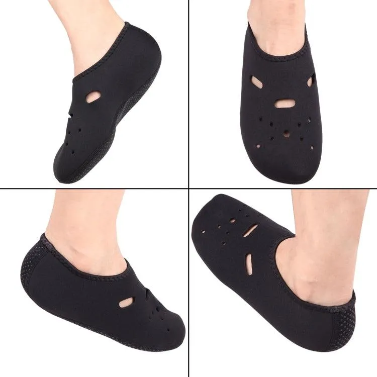 Breathable Anti-Slip 3mm Neoprene Swimming and Diving Socks for Beach Activities, Size S (35-36)
