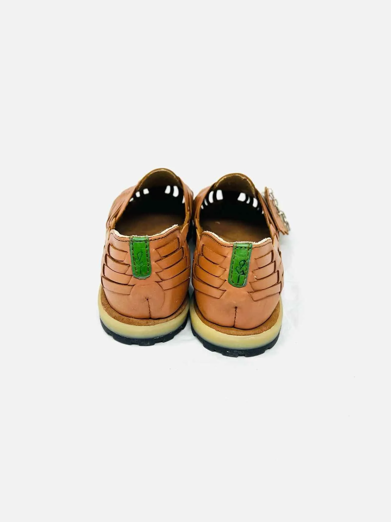 Sols Size 8.5 Brown Woven Leather NEW Shoes Shoes